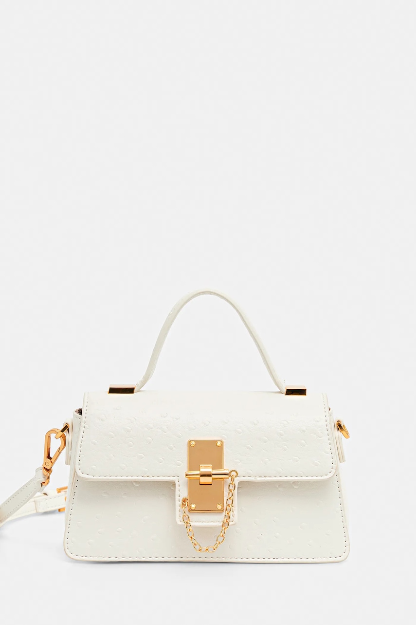 Kabelka Aldo CALLUNA bílá barva, 13989476