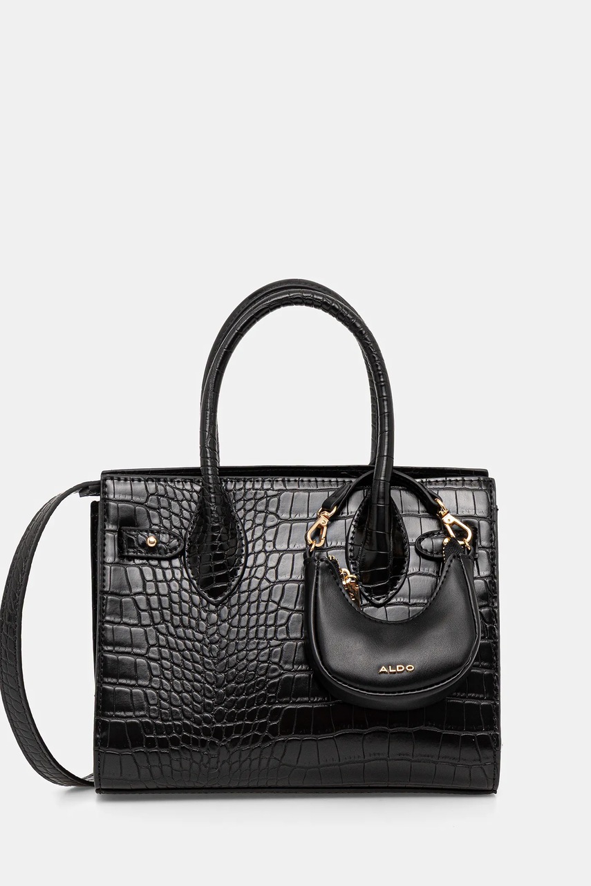 Kabelka Aldo černá barva, AURALIE.001