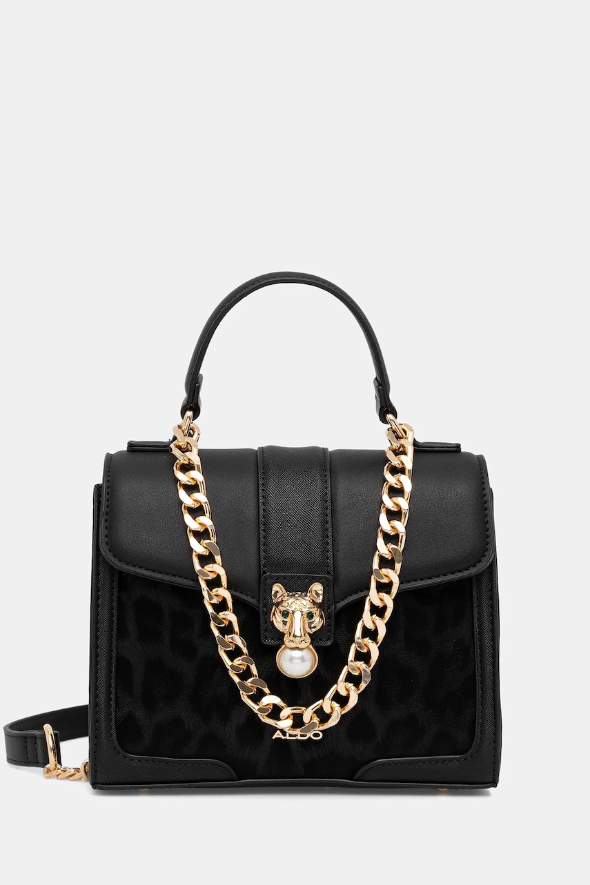 Kabelka Aldo černá barva, BERNIUS.001