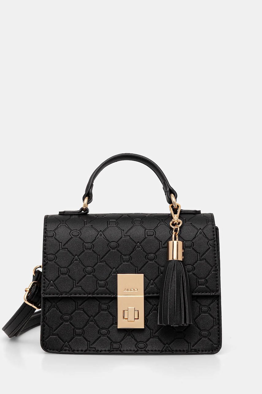 Kabelka Aldo černá barva, BOVAN.002