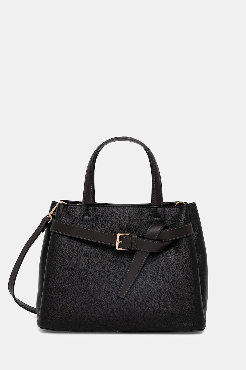 Kabelka Aldo černá barva, EBAECLYA.001