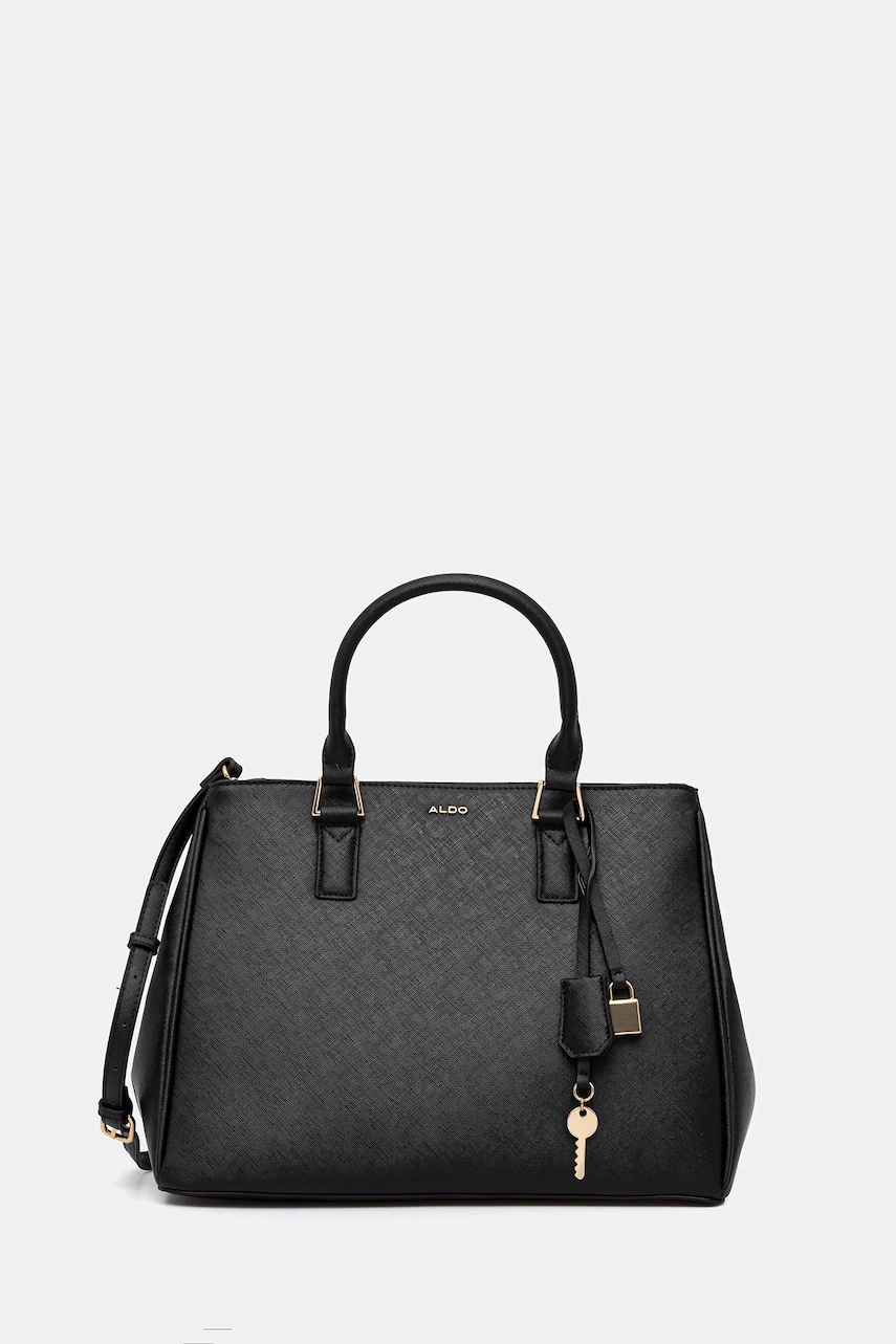 Kabelka Aldo černá barva, NANEVER.001