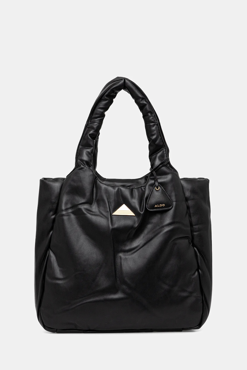 Kabelka Aldo černá barva, PPUFFCARRYY.006