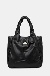 Kabelka Aldo černá barva, PPUFFCARRYY.006