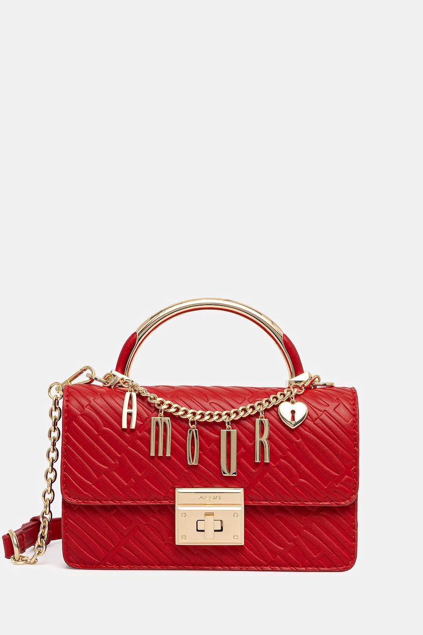 Kabelka Aldo červená barva, AMENDA.600