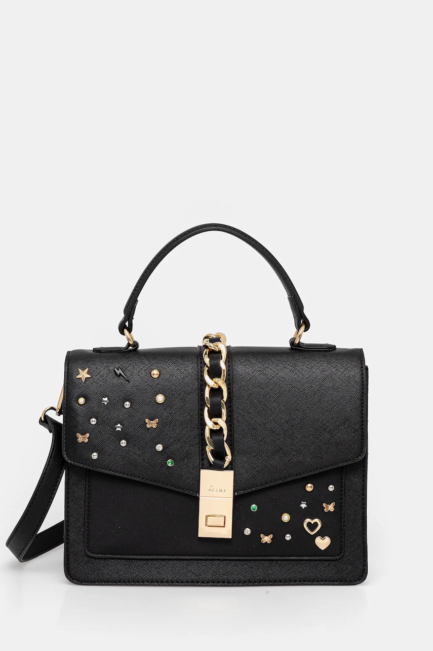 Kabelka Aldo ETLIGER černá barva, 13990592