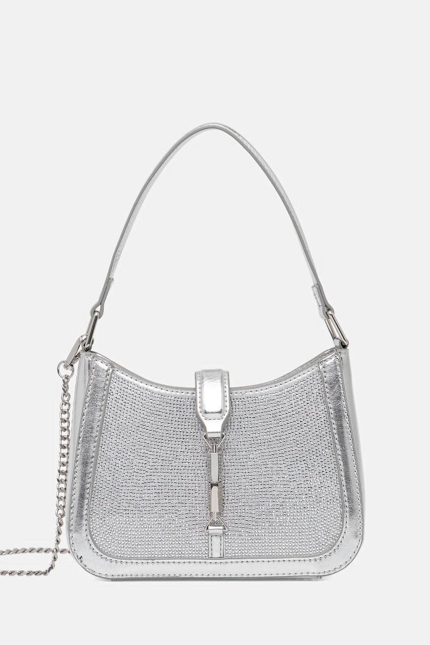 Kabelka Aldo stříbrná barva, ELLEBLING.047