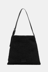 Kabelka AllSaints ASHA černá barva, W249XC