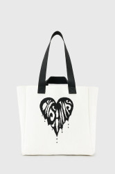 Kabelka AllSaints IZZY bílá barva, W297XD