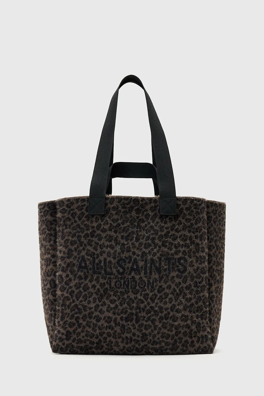 Kabelka AllSaints IZZY černá barva, W344XD