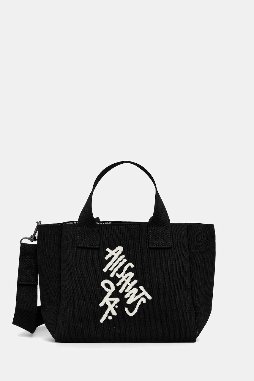 Kabelka AllSaints IZZY černá barva, W454XC