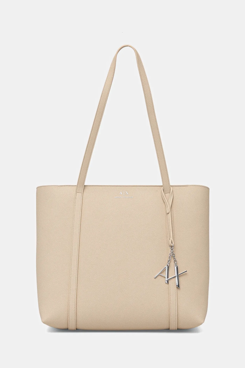 Kabelka Armani Exchange béžová barva, 942930 CC726