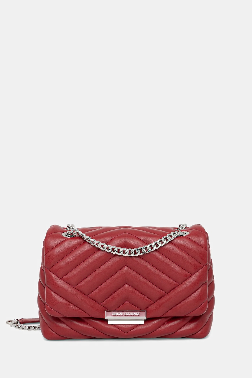 Kabelka Armani Exchange červená barva, 949122 4R742