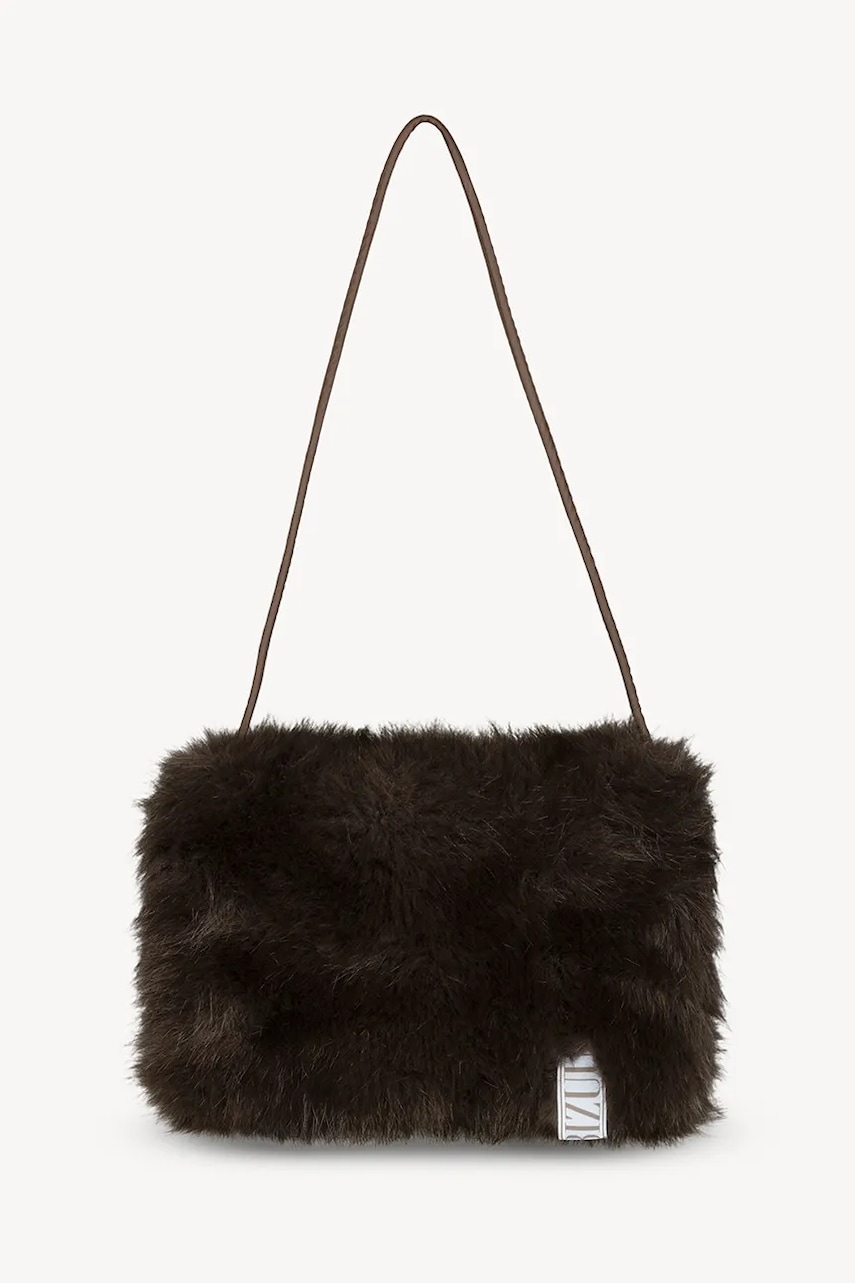 Kabelka Bizuu MUFFIE hnědá barva, MUFFIE BROWN