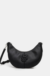 Kabelka BOSS Anett Halfmoon černá barva, 50547930