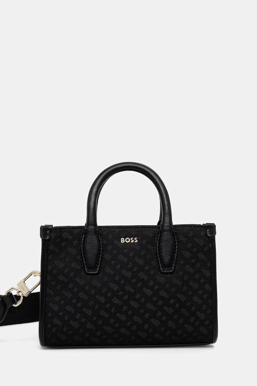 Kabelka BOSS Sandy SM TOTE JAQ černá barva, 50552474
