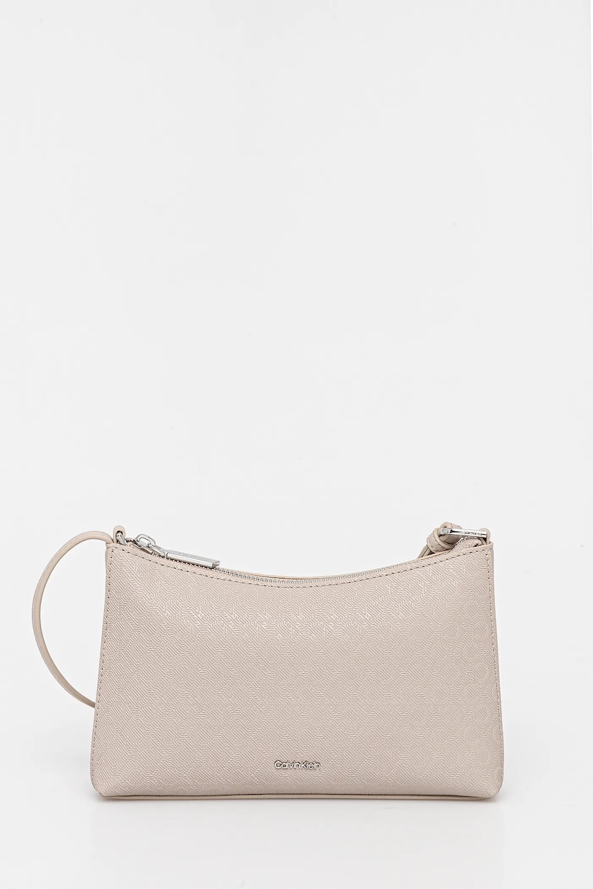 Kabelka Calvin Klein béžová barva, LV04F3099G