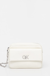 Kabelka Calvin Klein béžová barva, LV04F3102G