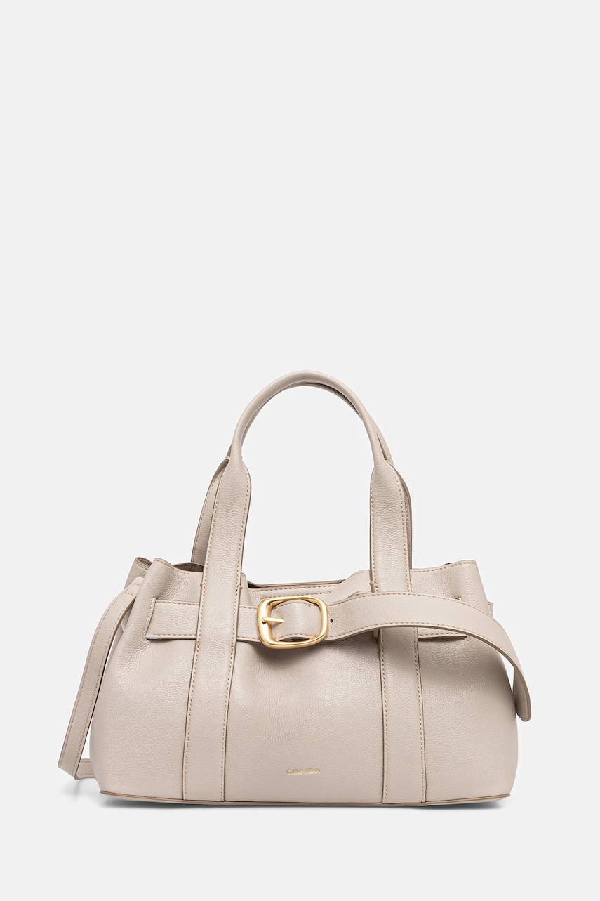 Kabelka Calvin Klein béžová barva, LV04F3295G