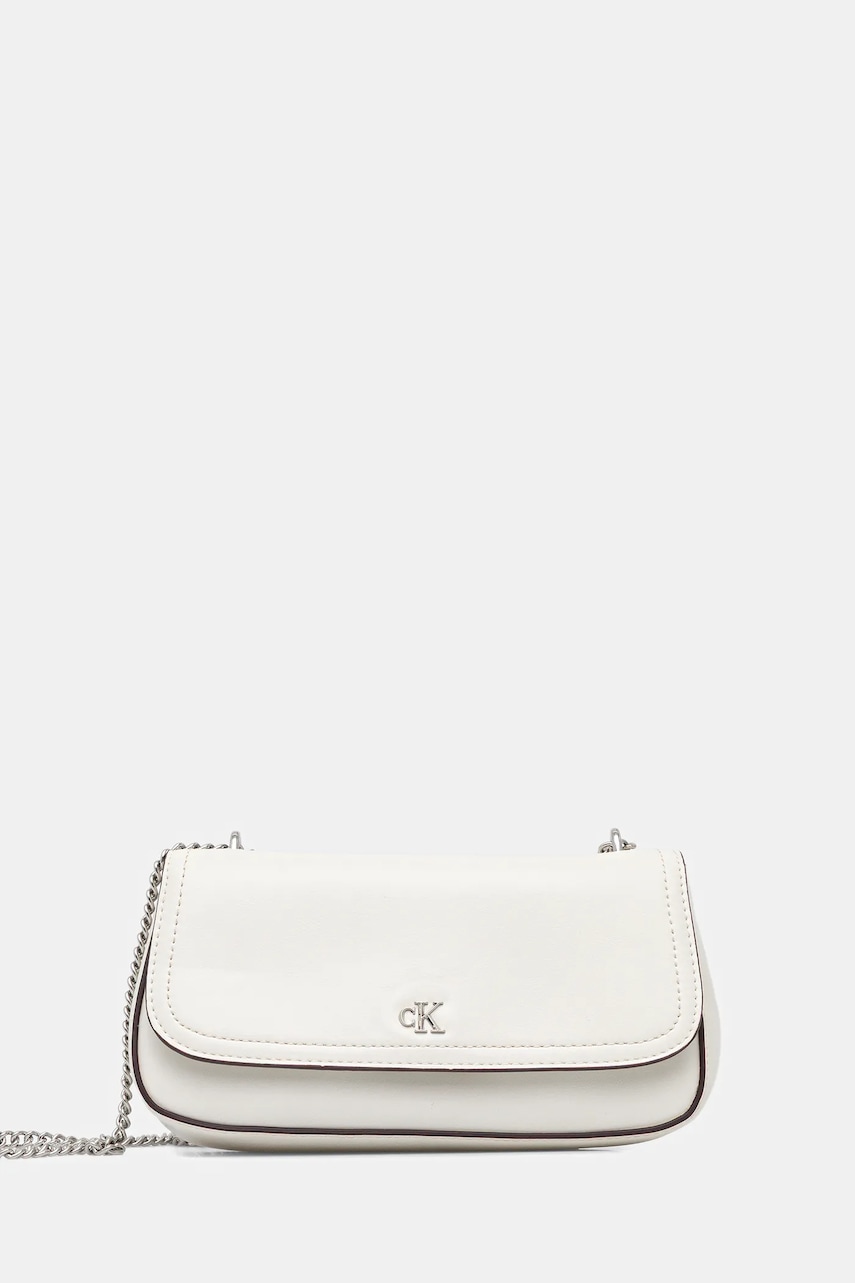 Kabelka Calvin Klein bílá barva, LV04F3172G