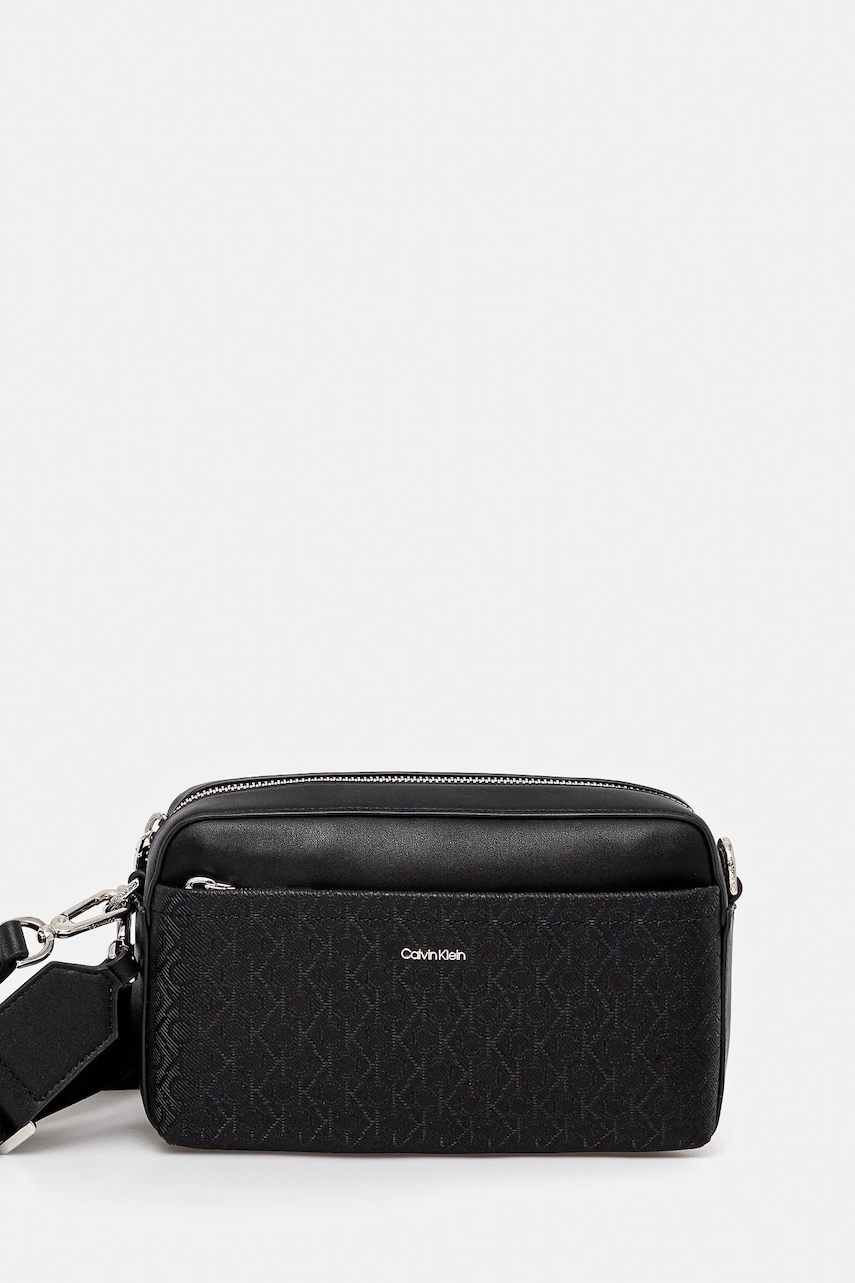 Kabelka Calvin Klein černá barva, LV04F3080G