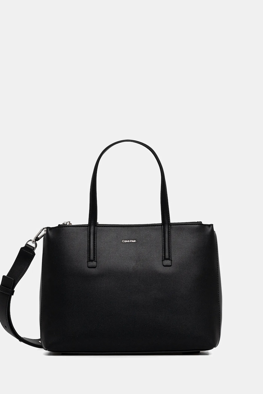 Kabelka Calvin Klein černá barva, LV04F3098G