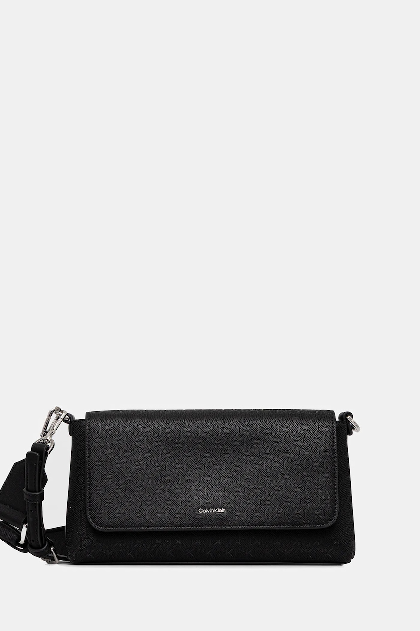 Kabelka Calvin Klein černá barva, LV04F3101G