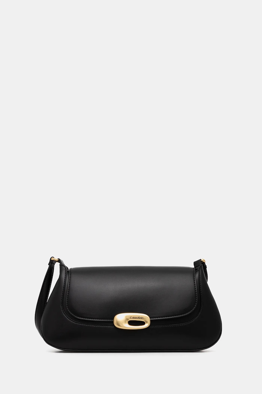 Kabelka Calvin Klein černá barva, LV04F3146G