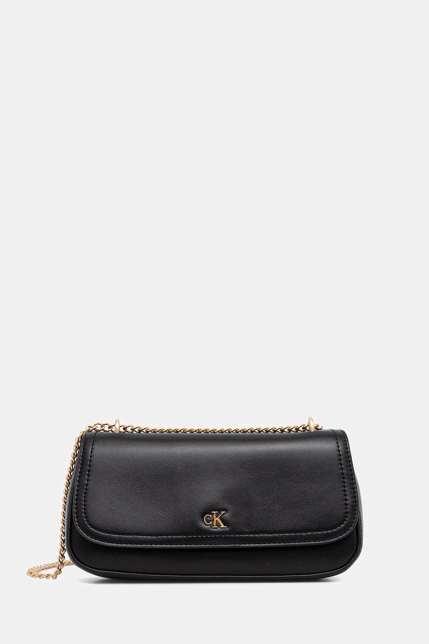 Kabelka Calvin Klein černá barva, LV04F3172G