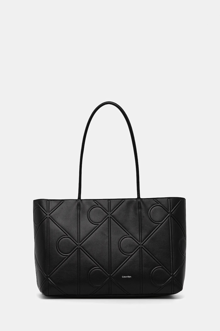 Kabelka Calvin Klein černá barva, LV04F3196G