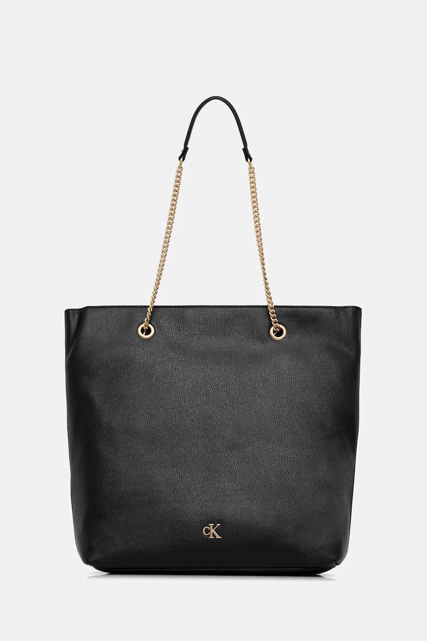 Kabelka Calvin Klein černá barva, LV04F3204G