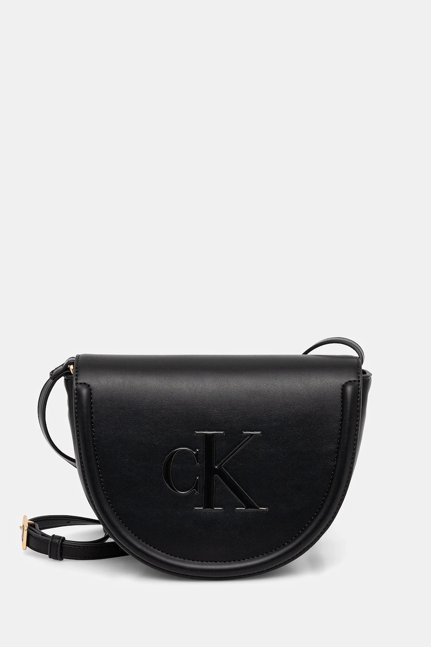 Kabelka Calvin Klein černá barva, LV04F3221G