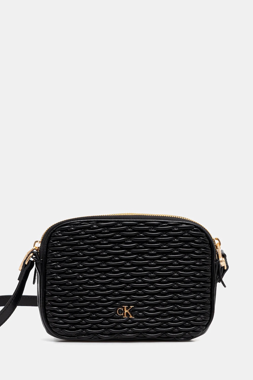 Kabelka Calvin Klein černá barva, LV04F3279G