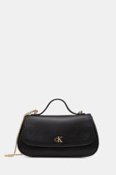 Kabelka Calvin Klein černá barva, LV04F3282G