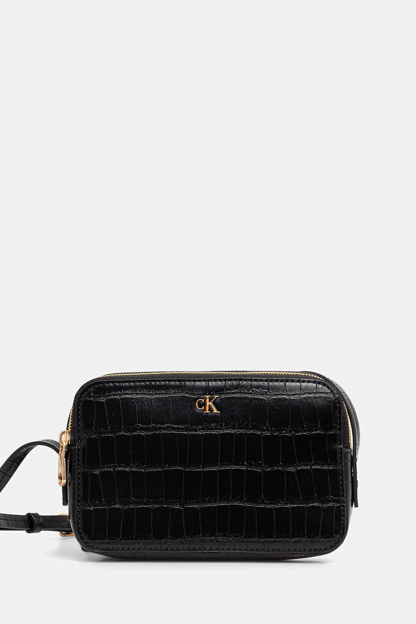 Kabelka Calvin Klein černá barva, LV04F3285G