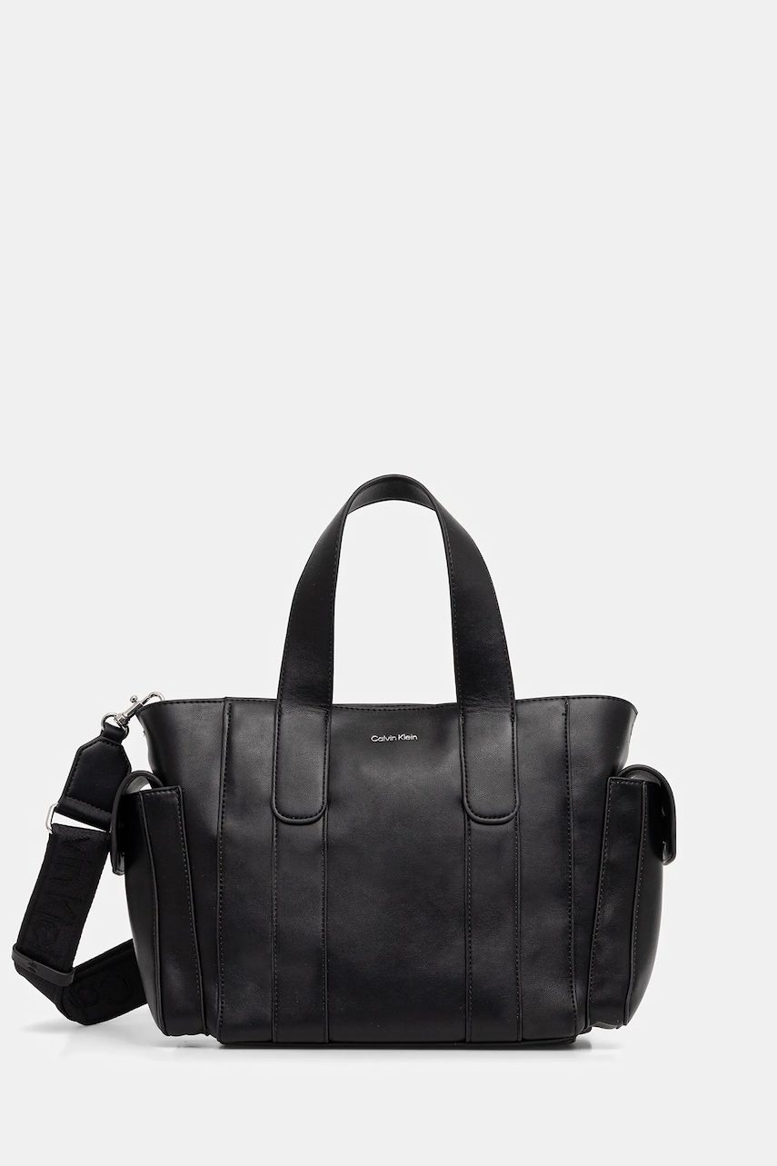 Kabelka Calvin Klein černá barva, LV04F3290G