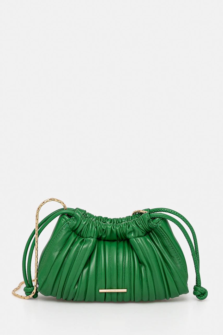 Kabelka Calvin Klein zelená barva, LV04F3077G