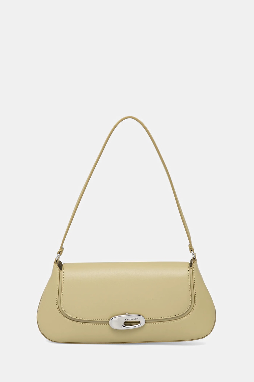 Kabelka Calvin Klein zelená barva, LV04F3146G