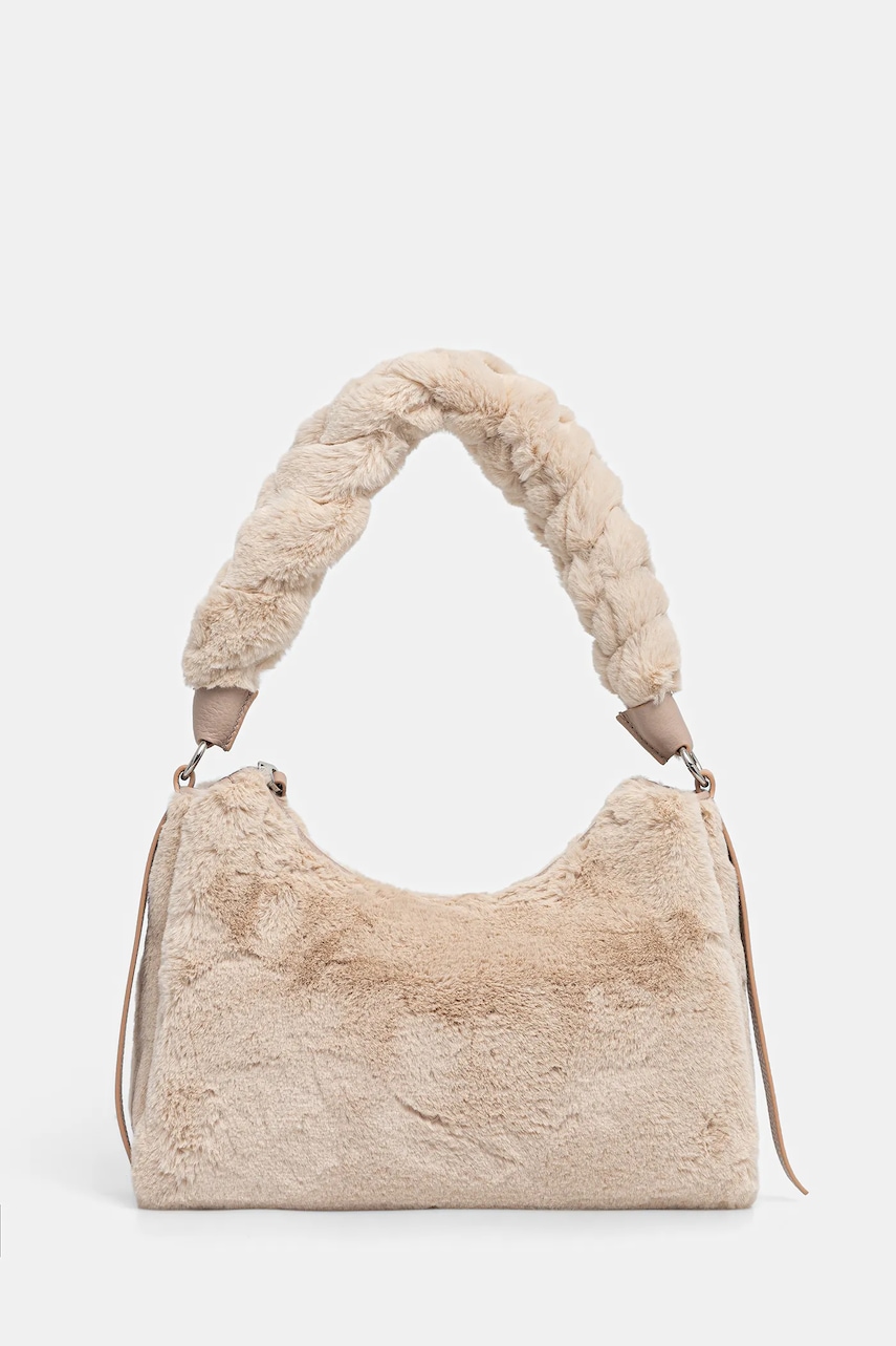 Kabelka Coccinelle BOHEME béžová barva, E1.T69.13.03.01