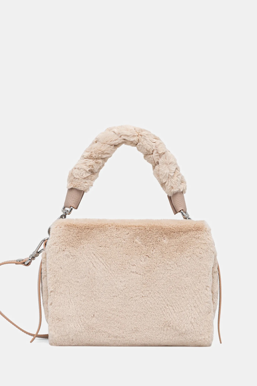 Kabelka Coccinelle BOHEME béžová barva, E1.T69.58.01.01