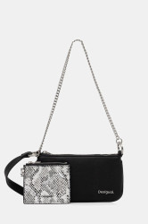Kabelka Desigual DELTA LEDA černá barva, 25WAYP22