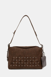 Kabelka Desigual NEW PATCH 2 CHOCO hnědá barva, 25WAXPBP