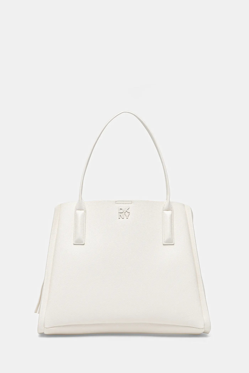 Kabelka Dkny bílá barva, R51AAI97
