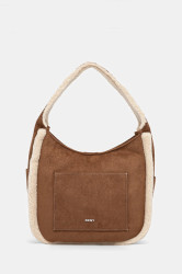 Kabelka Dkny CAPSULE hnědá barva, R53CDM65