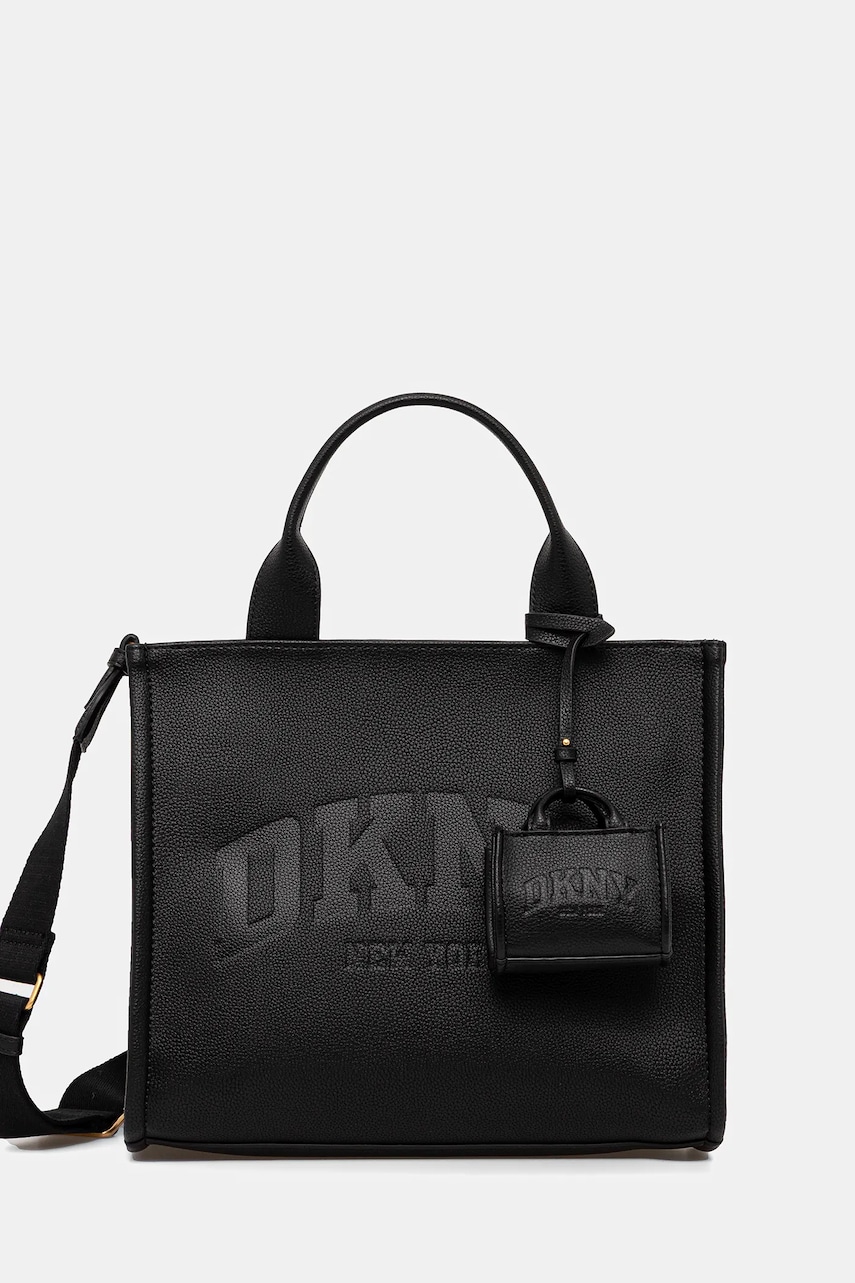 Kabelka Dkny HADLEE černá barva, R53AAR57