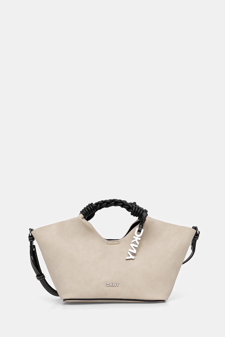 Kabelka Dkny PAULA béžová barva, R53AMM60
