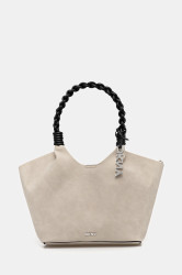 Kabelka Dkny PAULA hnědá barva, R53AME49