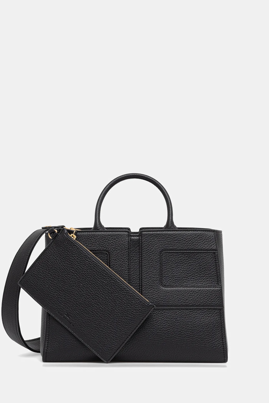 Kabelka Elisabetta Franchi černá barva, BS34A56E2