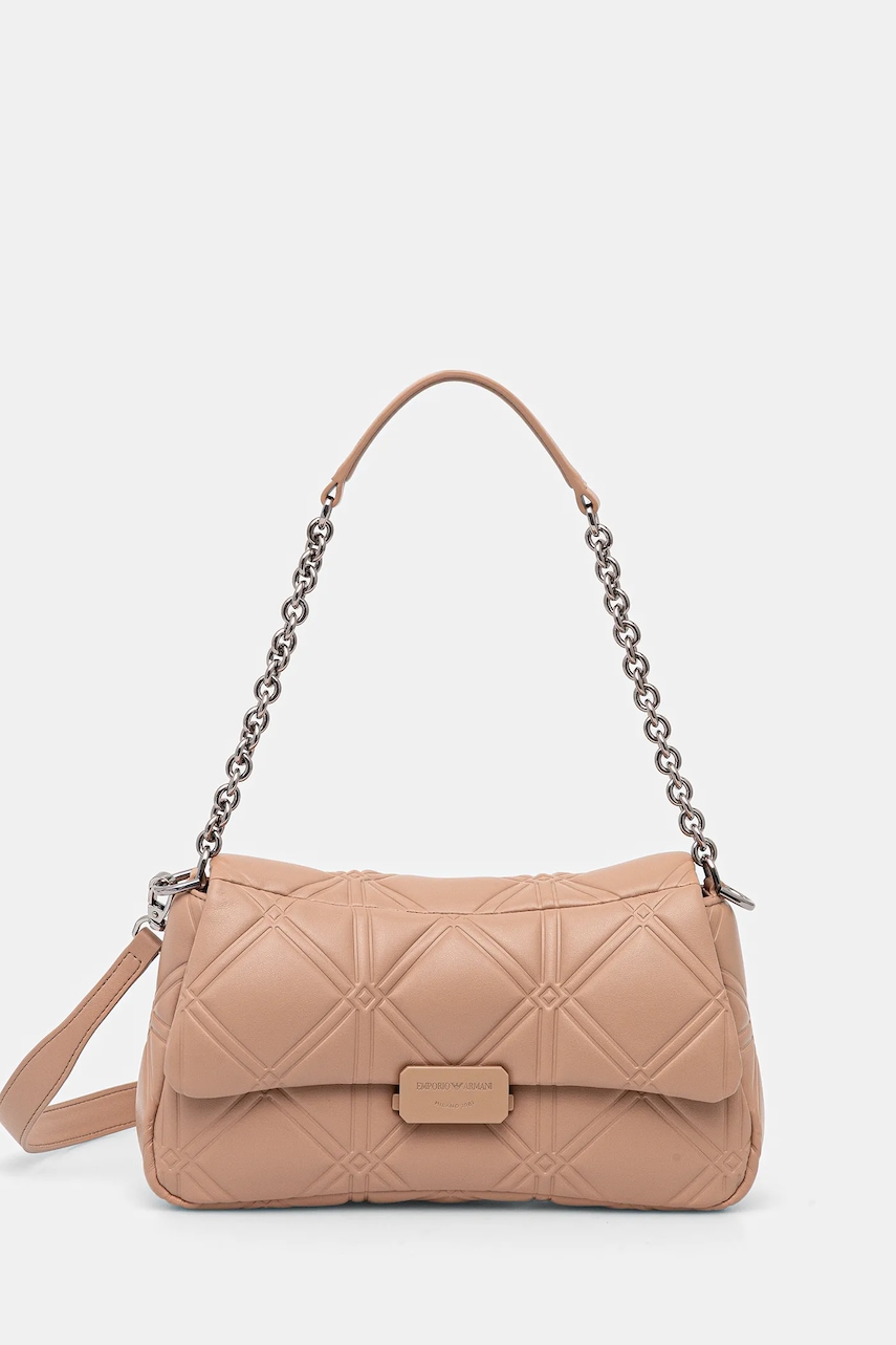 Kabelka Emporio Armani béžová barva, EW002644 AF18575