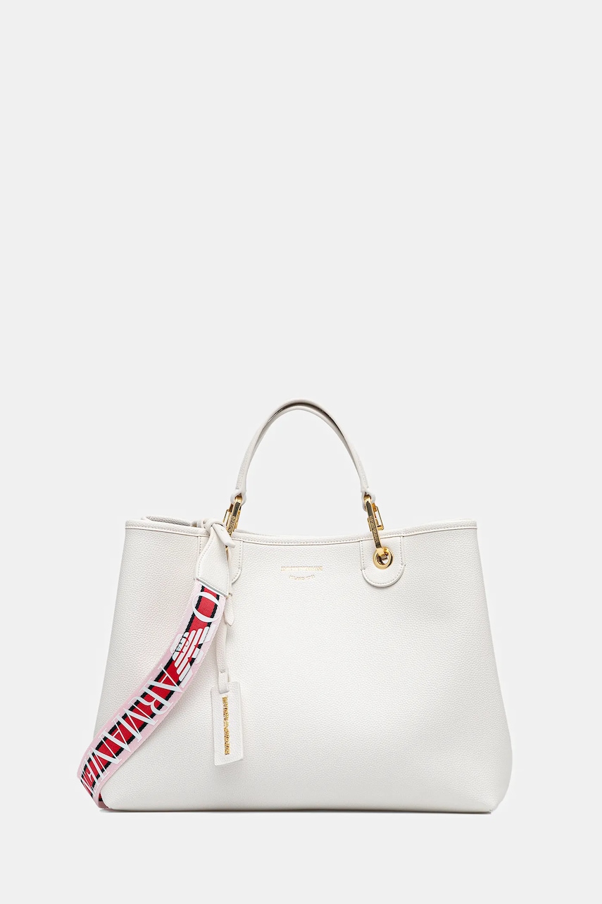 Kabelka Emporio Armani bílá barva, EW000360 AF12103